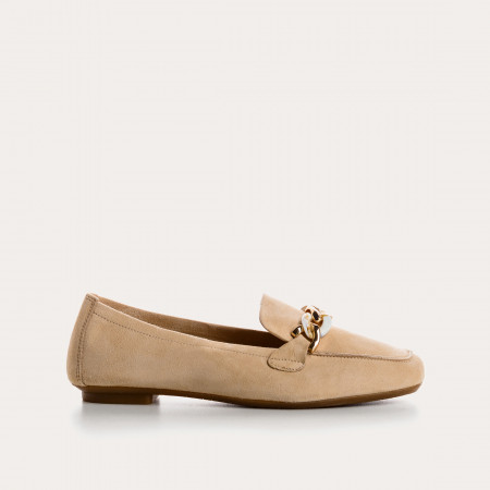 MOCASSINS HOREL CUIR VELOURS