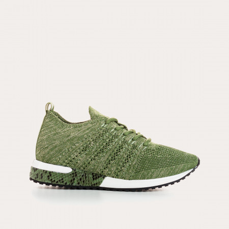 BASKETS INES CROCHET LAME