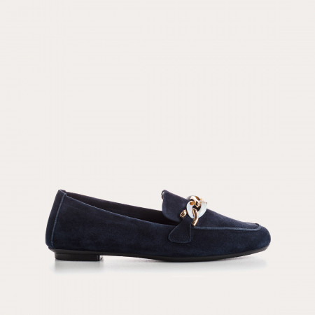 MOCASSINS HOREL CUIR VELOURS